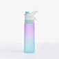 Spray Water Bottle for Girls Outdoor Sport Fitness Water Cup Large Capacity Spray Bottle Drinkware Travel Bottles Kitchen Gadgets